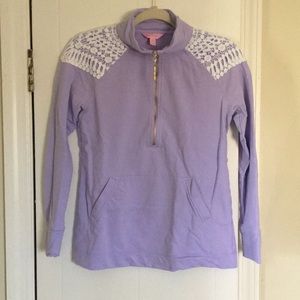 Lilly Pulitzer turtle neck sweater XS Lavender